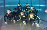 Kindergeburtstag unter Wasser